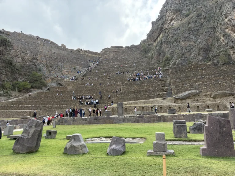 Terraces of the Inca fortress of Ollantaytambo