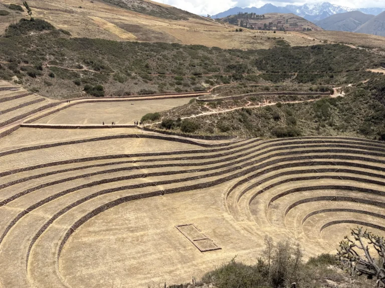 Terrazas circulares del centro arqueológico de Moray